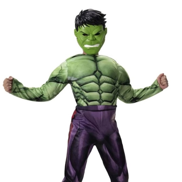 BRAND NEW boy youth marvel hulk superhero halloween costume size L 10-12 - Picture 2 of 4